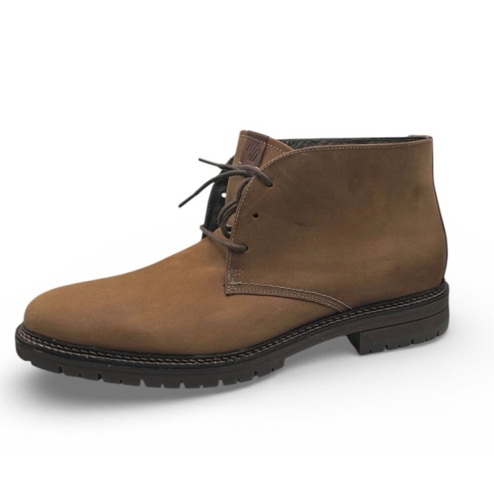 Johnston & Murphy Kipton Chukka Brown Oiled Full Grain Boots Size 13